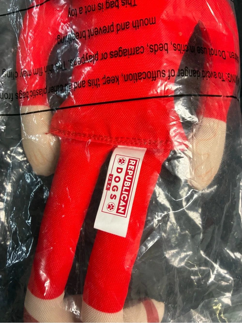 Republican Dogs USA Nancy Pelosi Dog Chew Toy with Squeaker